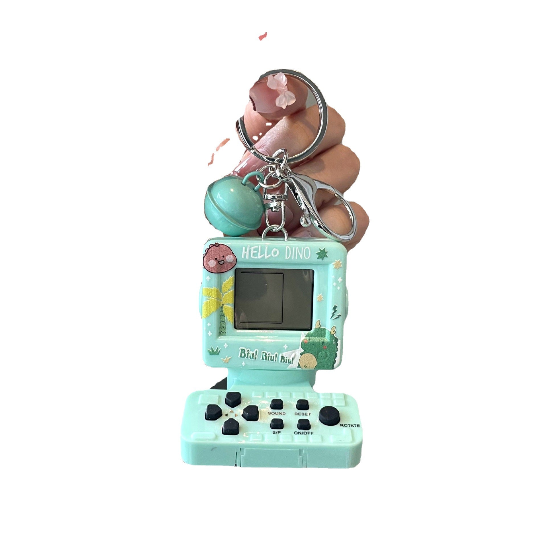 Wholesale Metal Mini PC Tetris Game Console Keychain